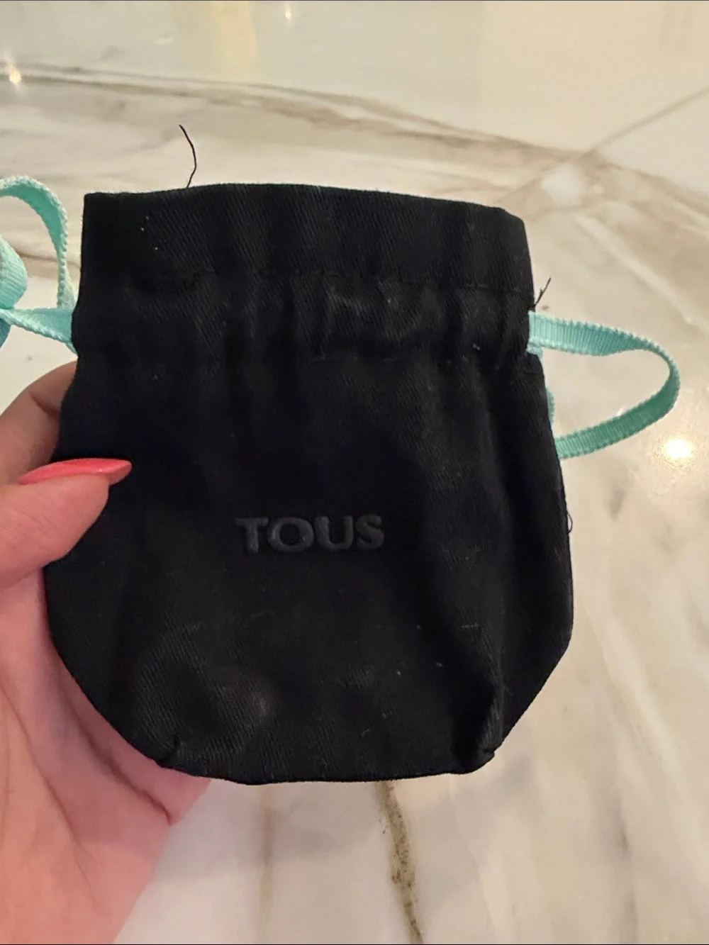 Tous Silver-Tone Mesh Open Cuff Bracelet with Bear End Caps